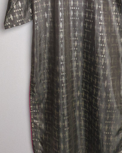 Aurelia Gray Printed Kurta