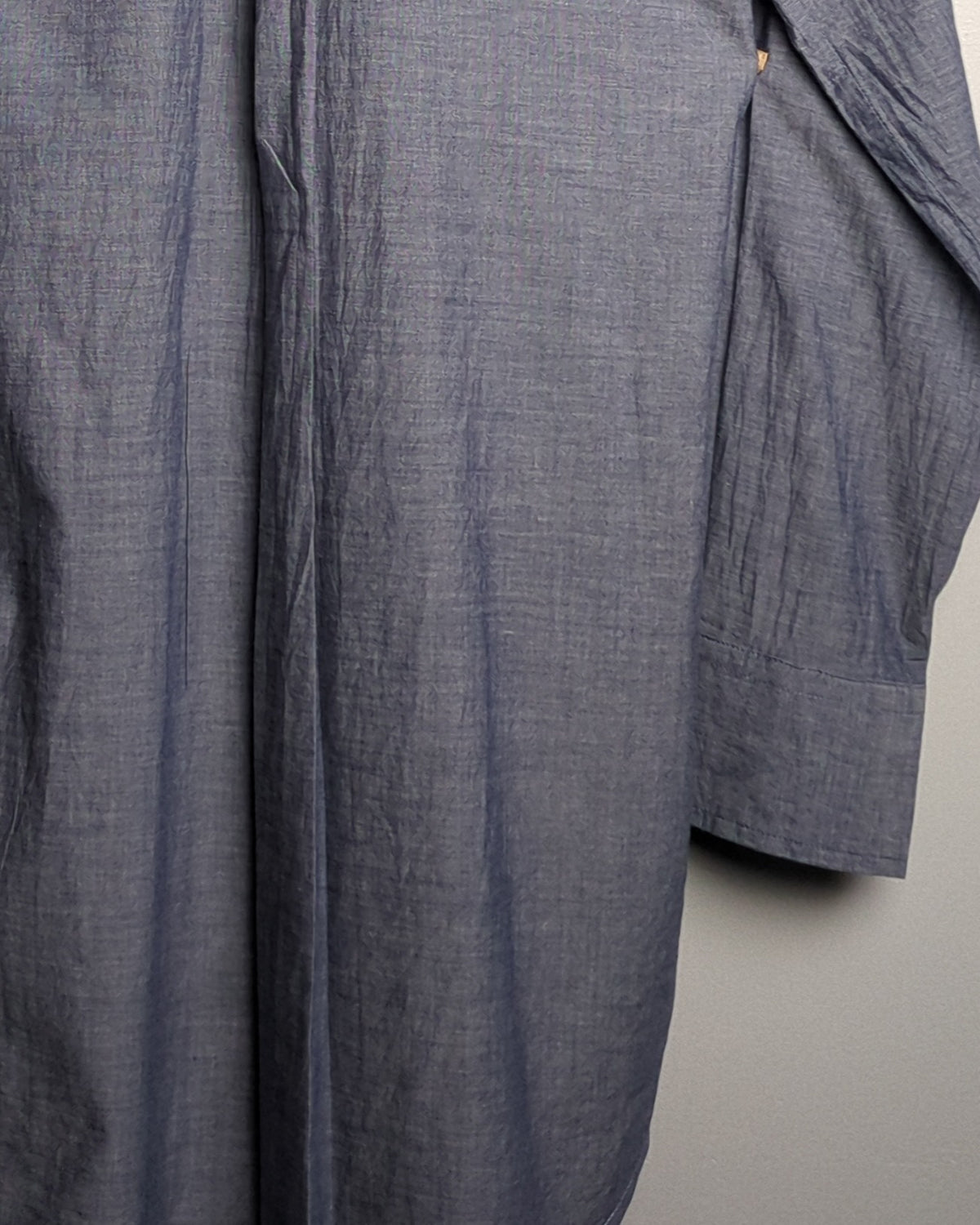 J Crew Grey Button-Down Tunic