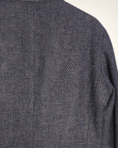 Taka-Q Blue Textured Blazer