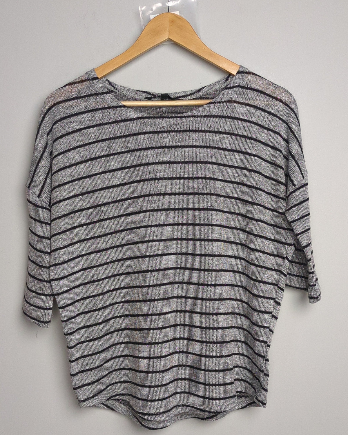 Nuon Grey Striped Sweater