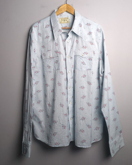Hollister Blue Western Shirt