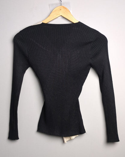 Black Wrap Top