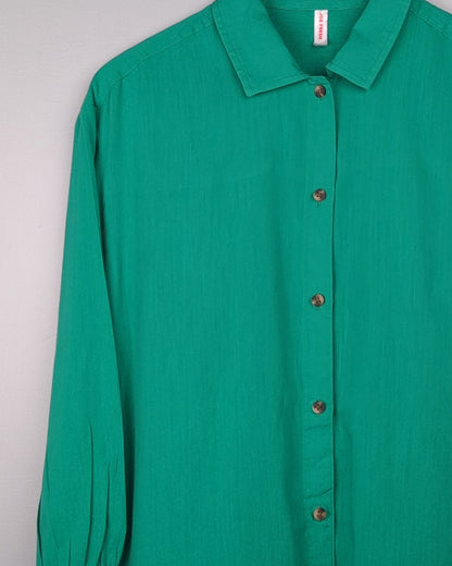 Joe Fresh Green Button-Down Shirt