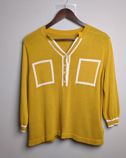 Beige Knitted Pullover