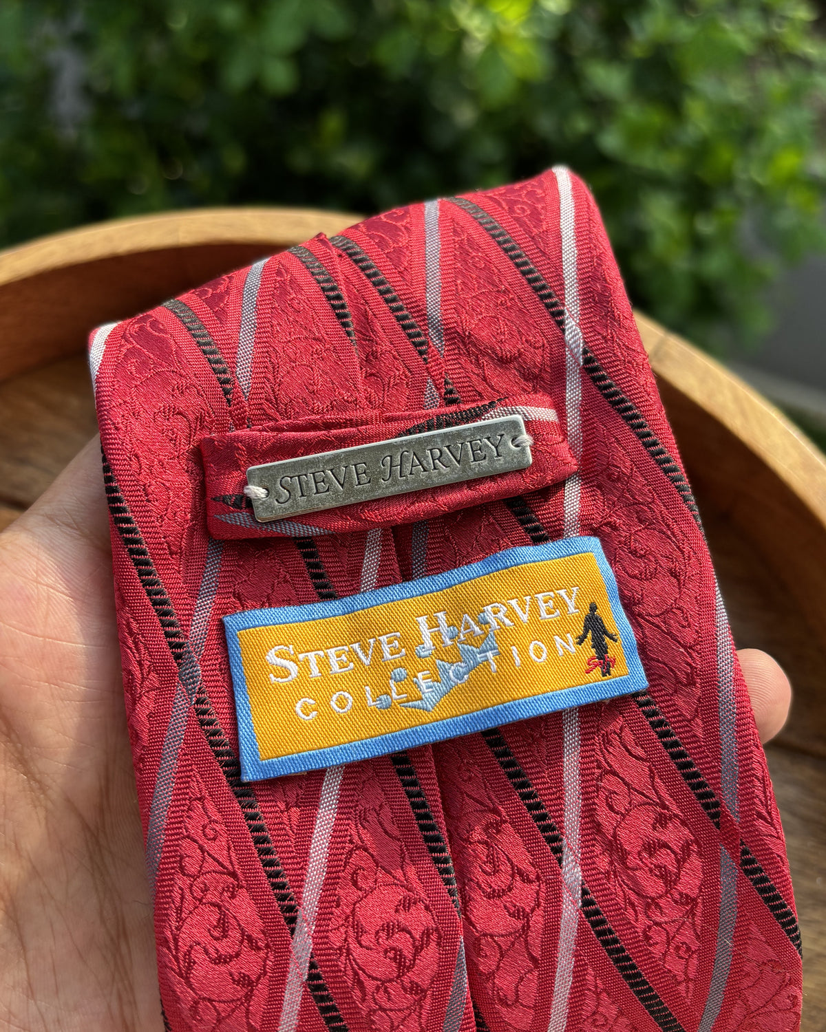 Steve Harvey Red Neck Tie