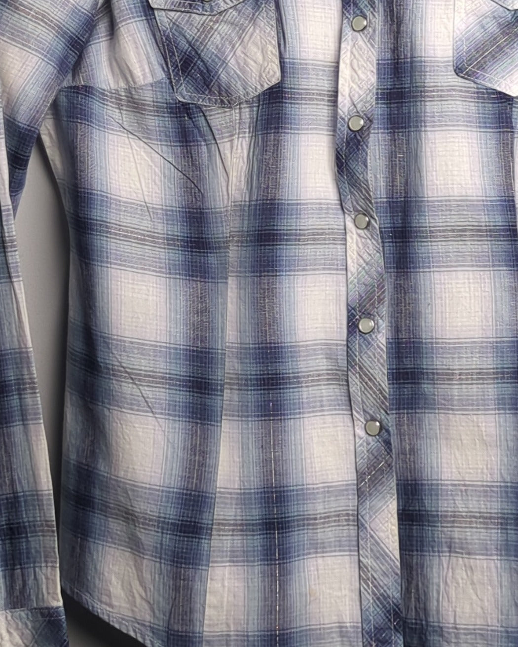 Suzy Blue Plaid Shirt