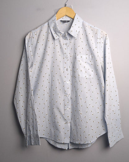 George Blue Button Shirt