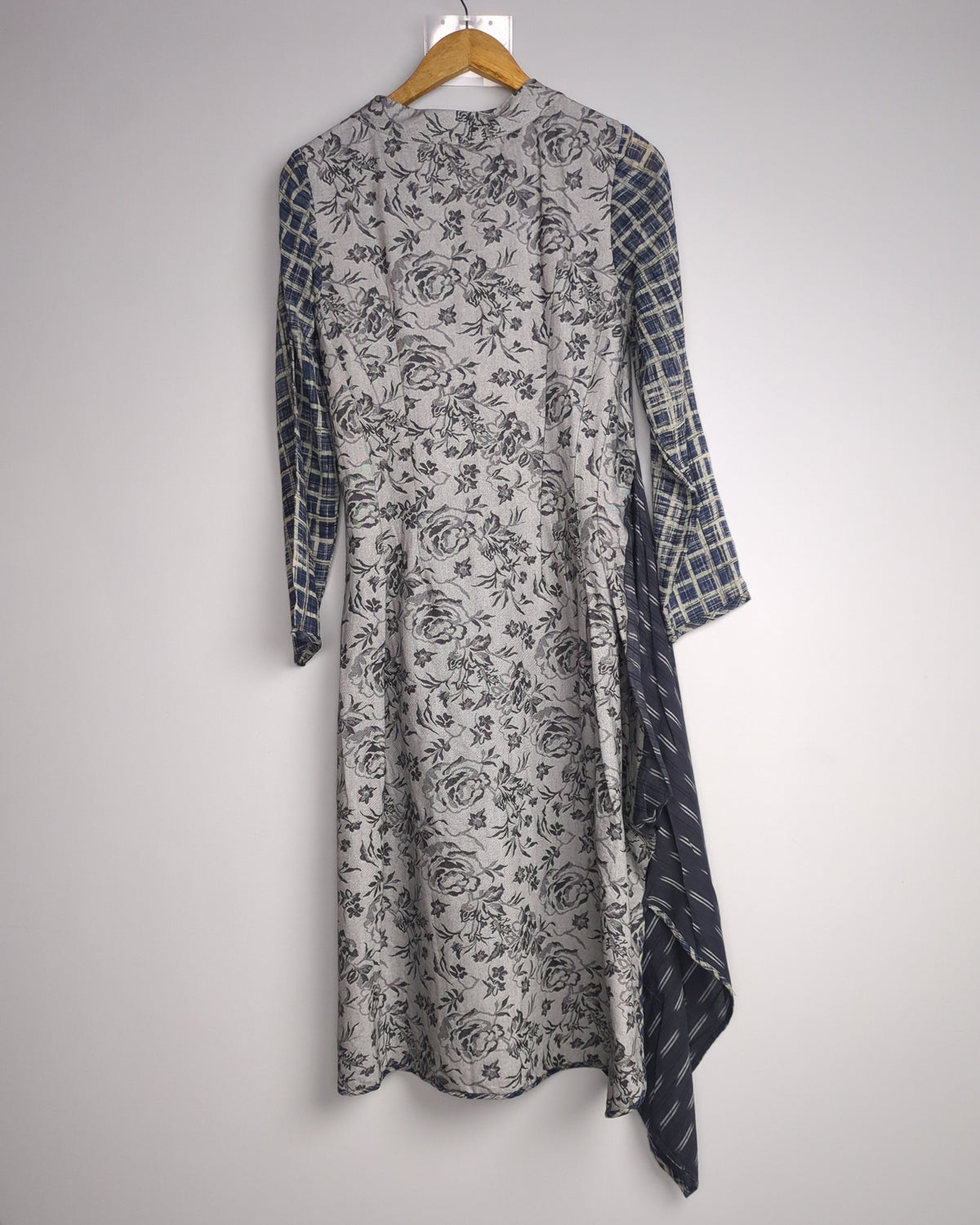 Gray Asymmetric Tunic