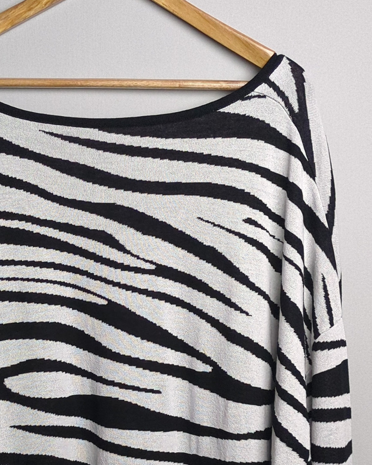Black Zebra Sweater