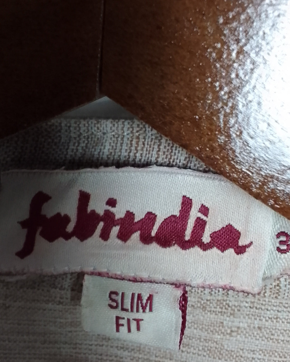 Fabindia Beige Collared Kurta
