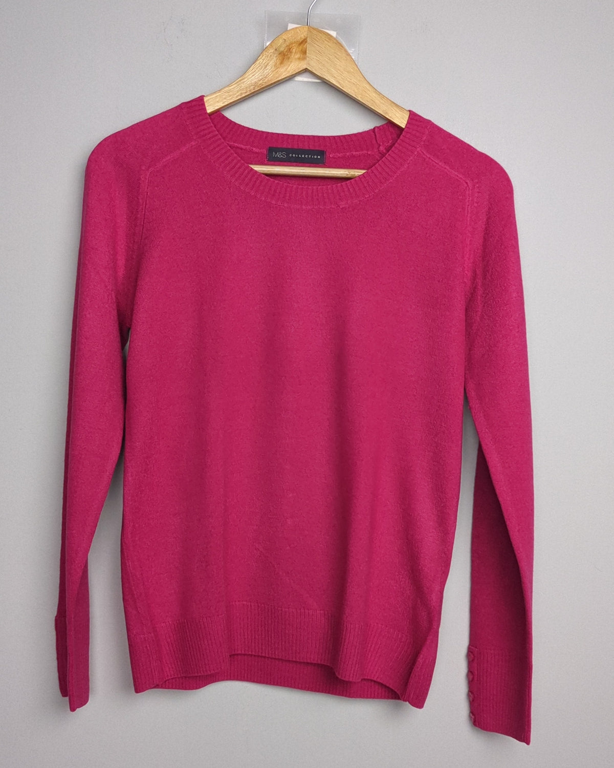 Marks And Spencer Pink Crewneck Sweater