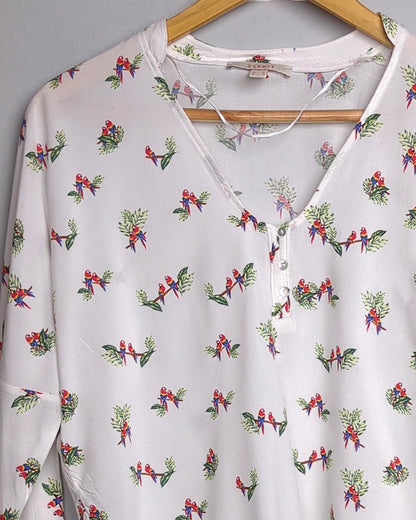 Esprit White Printed Shirt