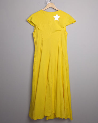 Nicobar Yellow Organic Cotton Dress