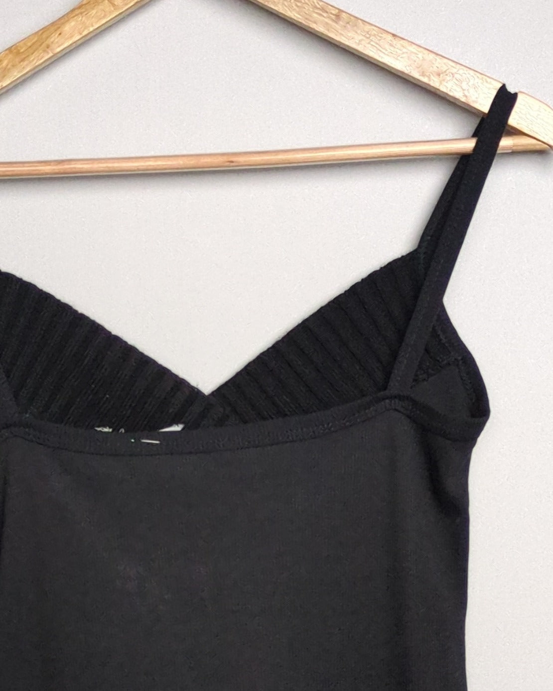 Black Ribbed Camisole