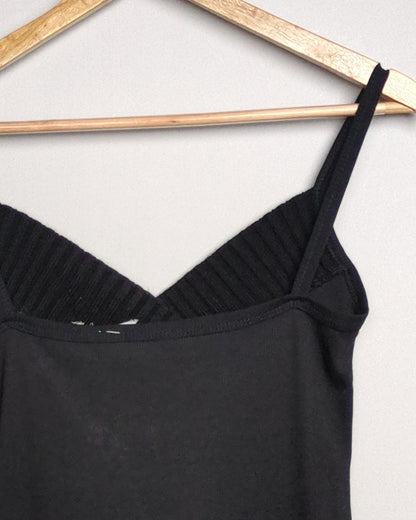 Black Ribbed Camisole