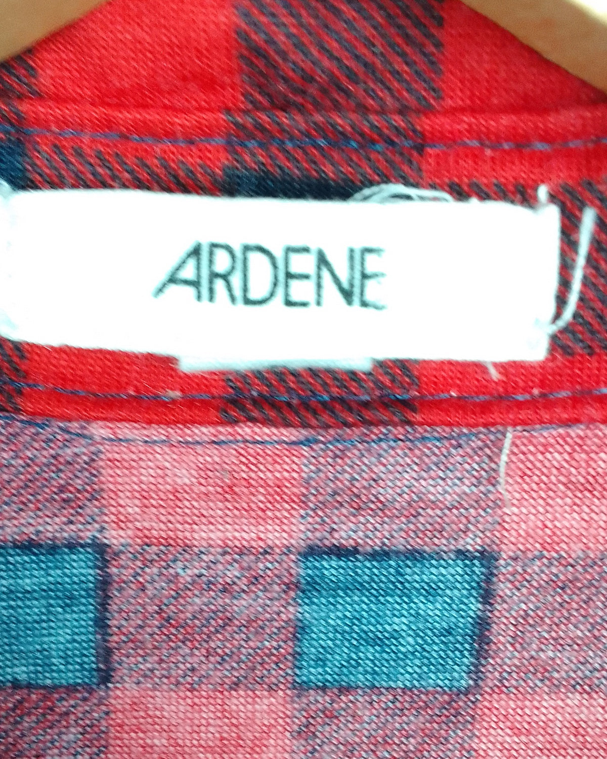 Adrene Maroon Flannel Shirt