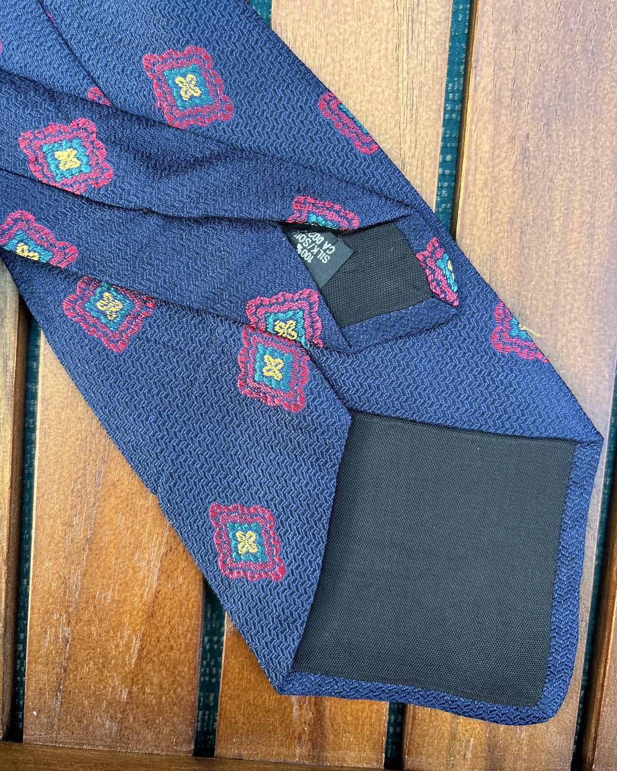 Chaps Ralph Lauren Blue Patterned Tie