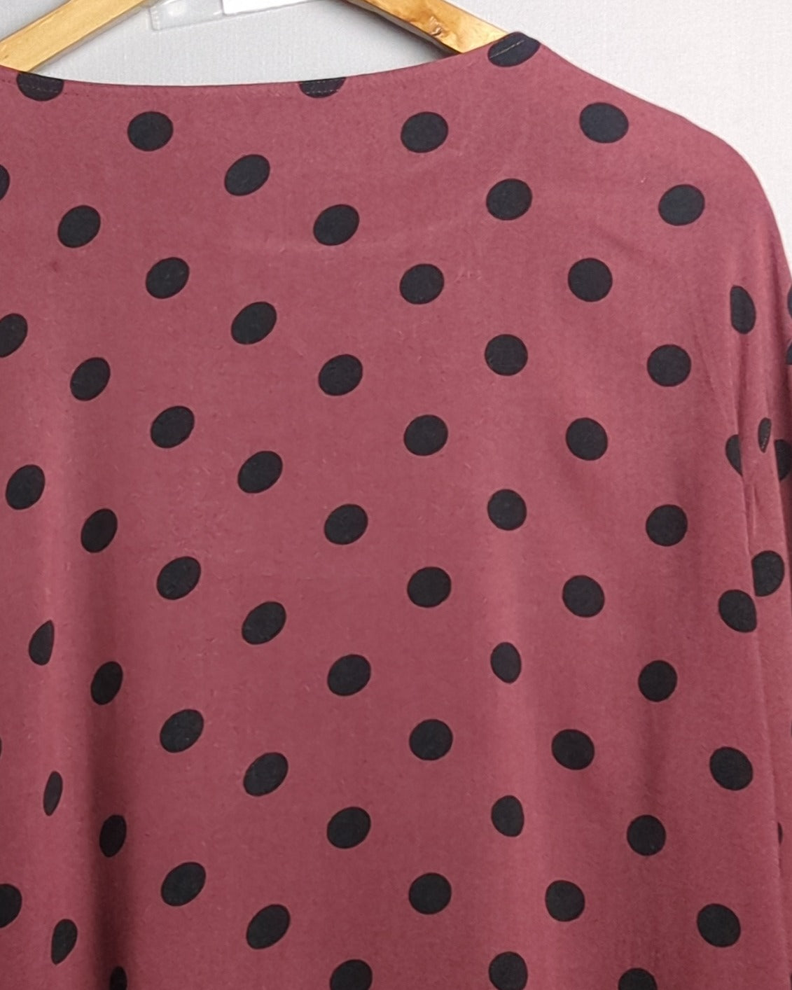 Pasta Wine Polka Blouse