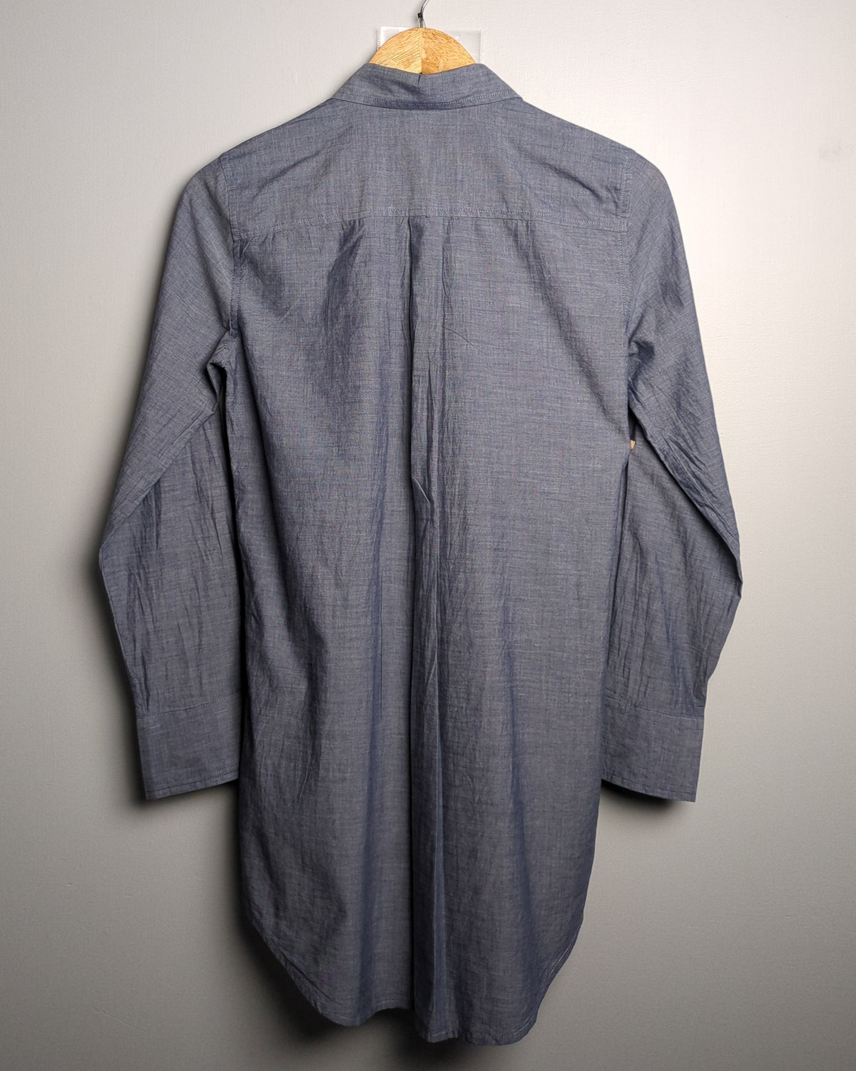J Crew Grey Button-Down Tunic