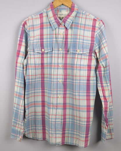 Blue Plaid Shirt