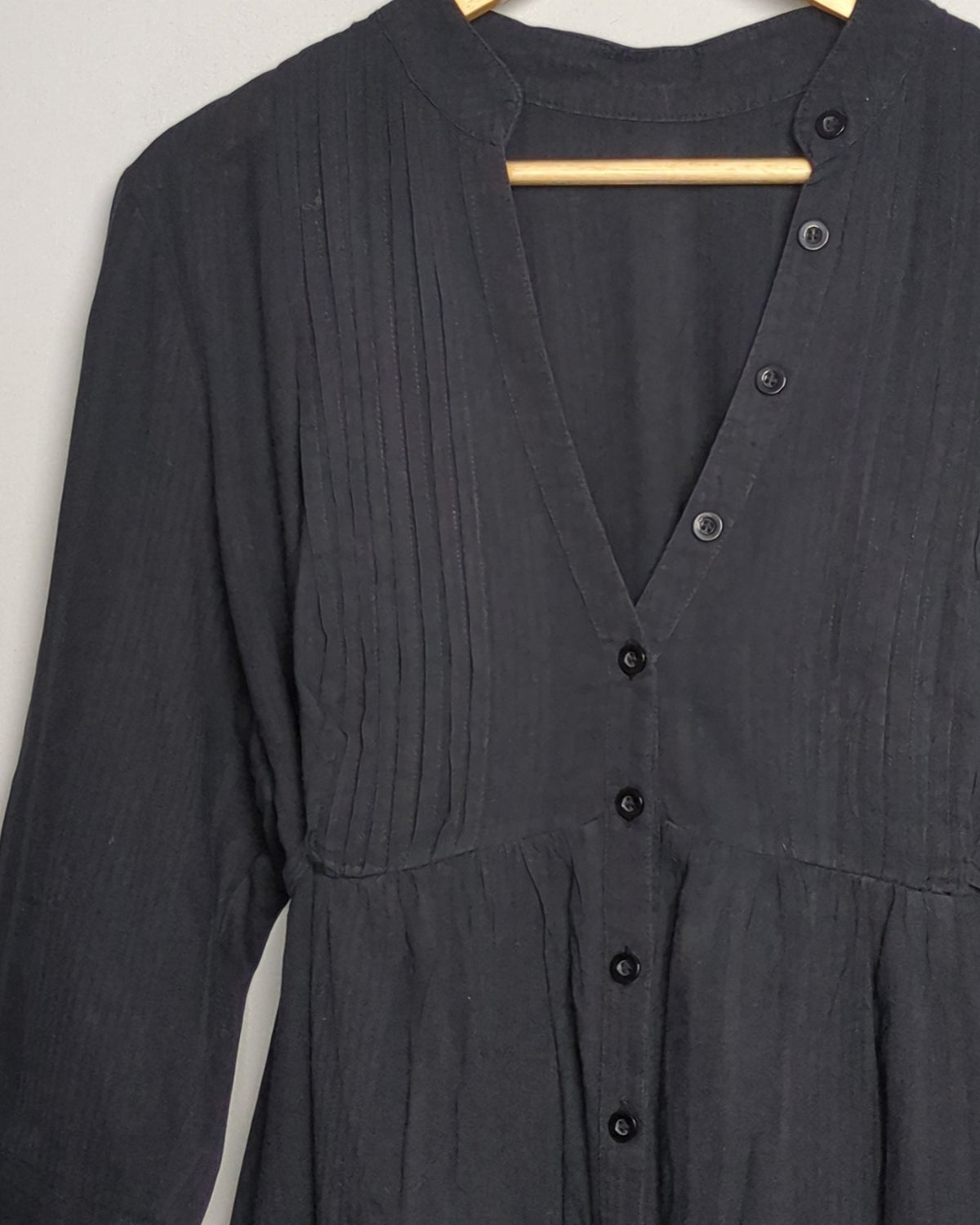 Black Pleated Tunic