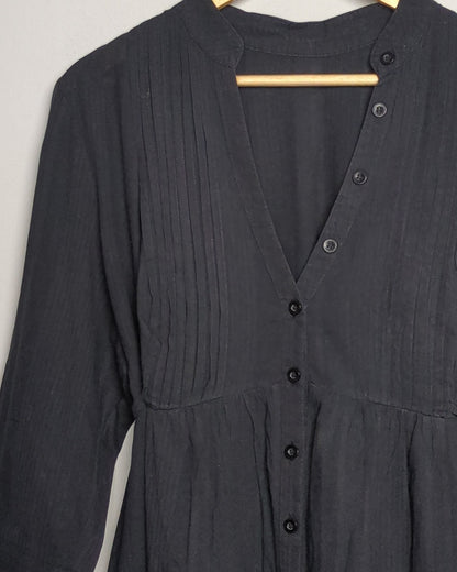 Black Pleated Tunic