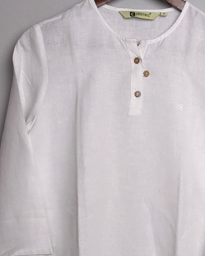 Centric White Tunic