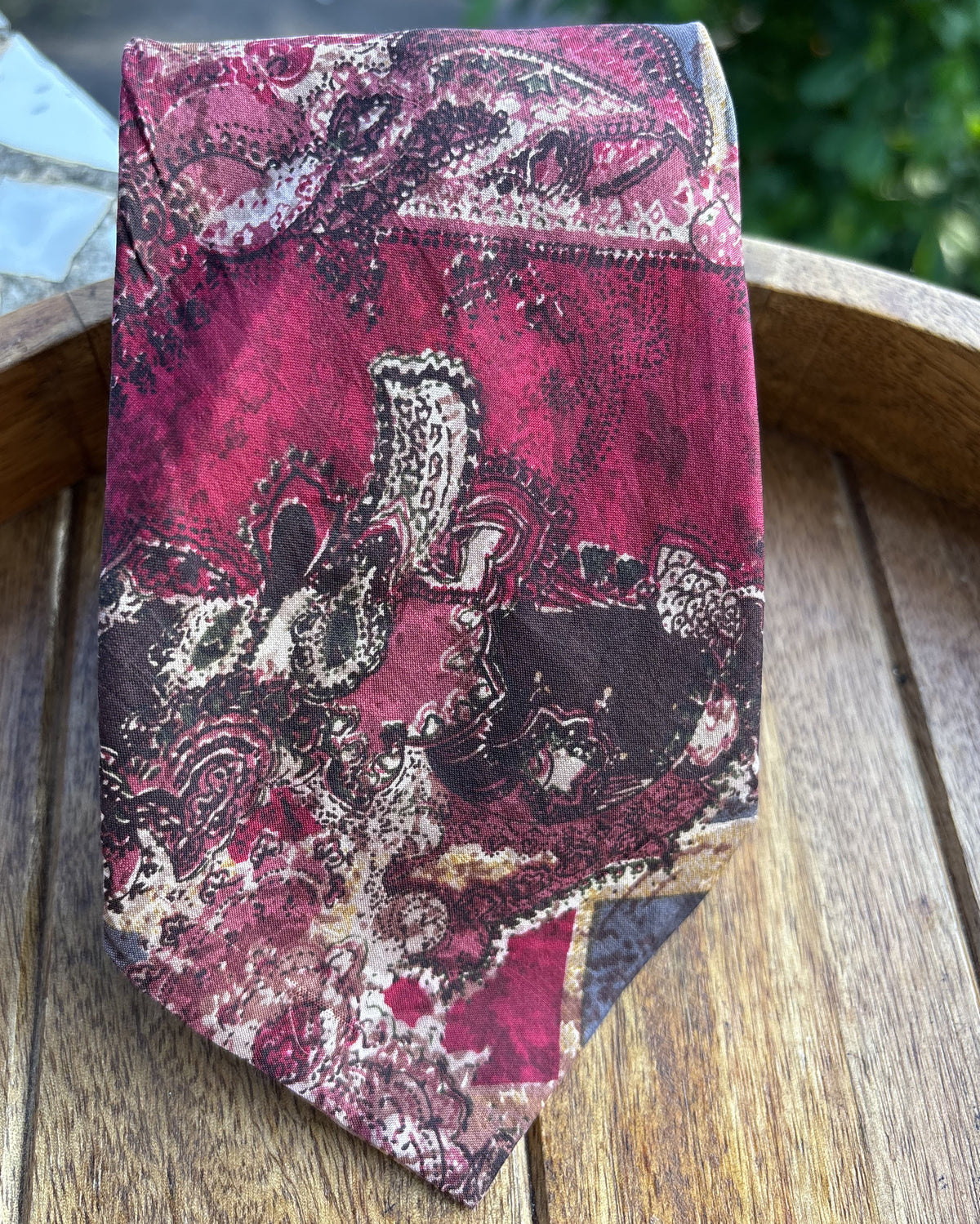 La Mod Wine Neck Tie