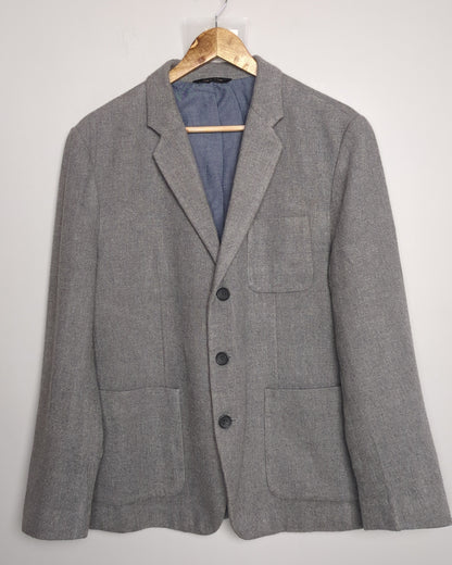 Banana Republic Gray Woolen Blazer