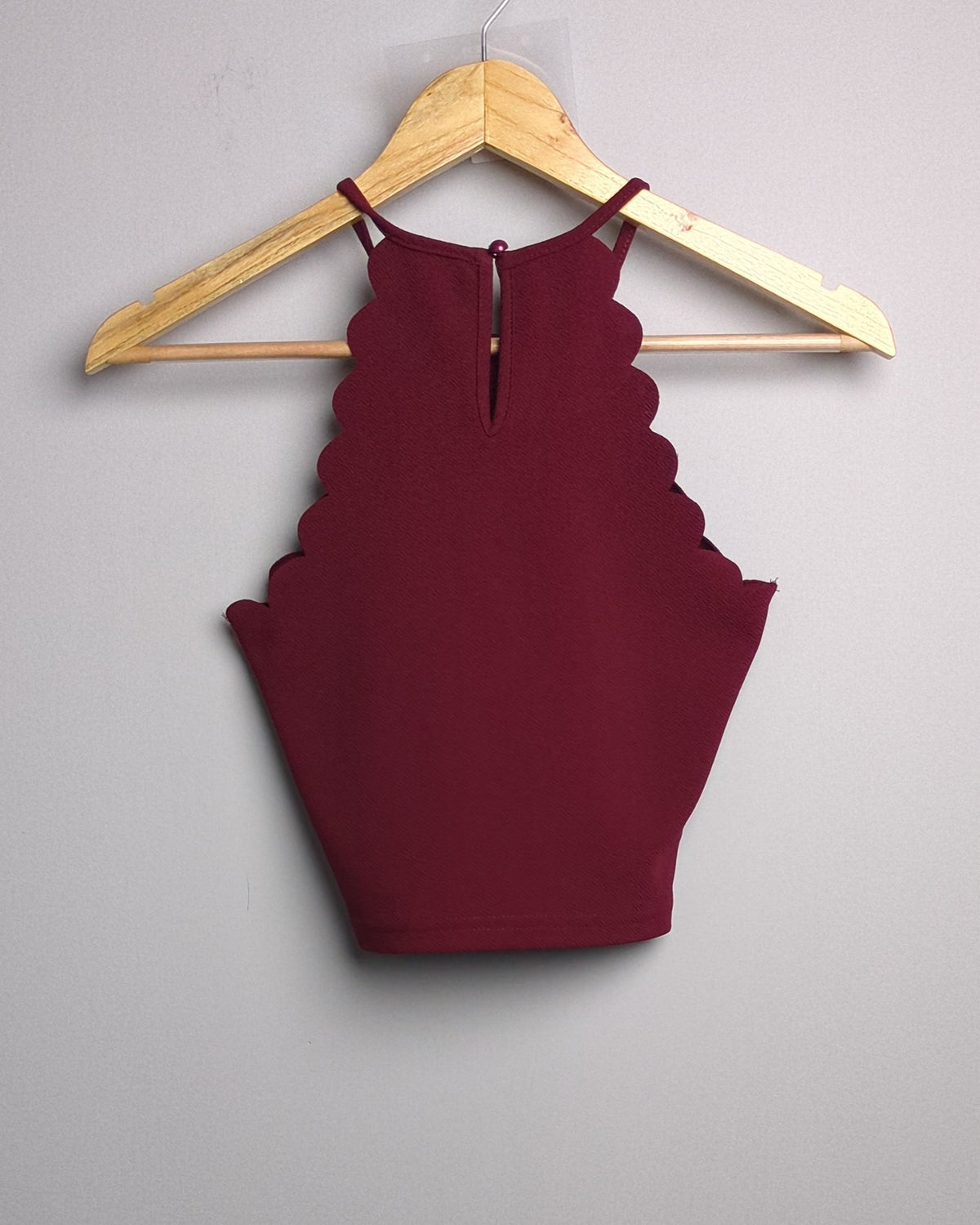 Shein Wine Halter Top