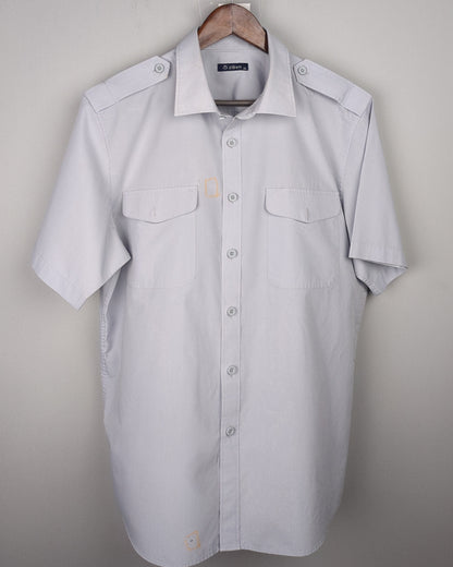 Ziben Gray Utility Shirt