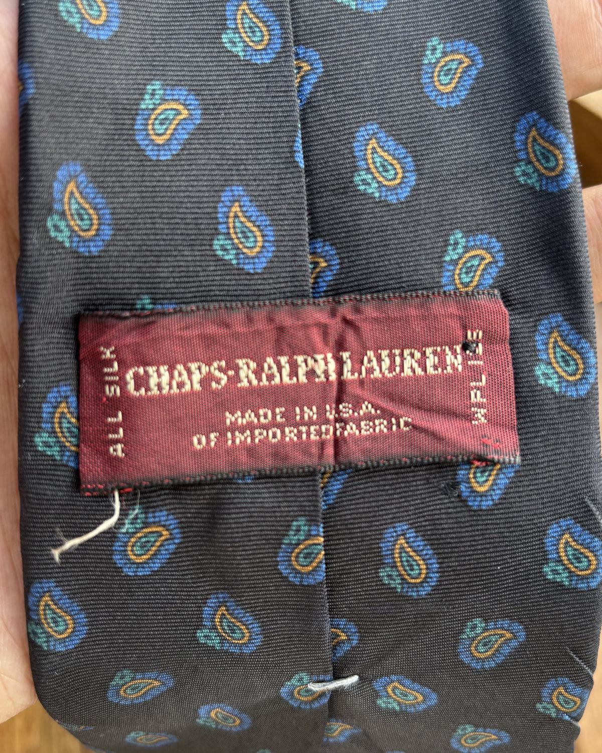 Chaps By Ralph Lauren Black Neck Tie