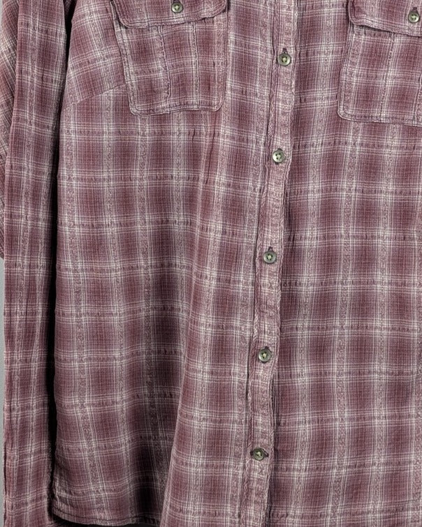 Wine Plaid Shirt