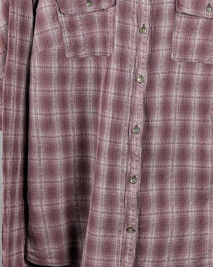 Wine Plaid Shirt