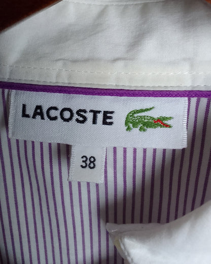 Lacoste White Button-Down Shirt