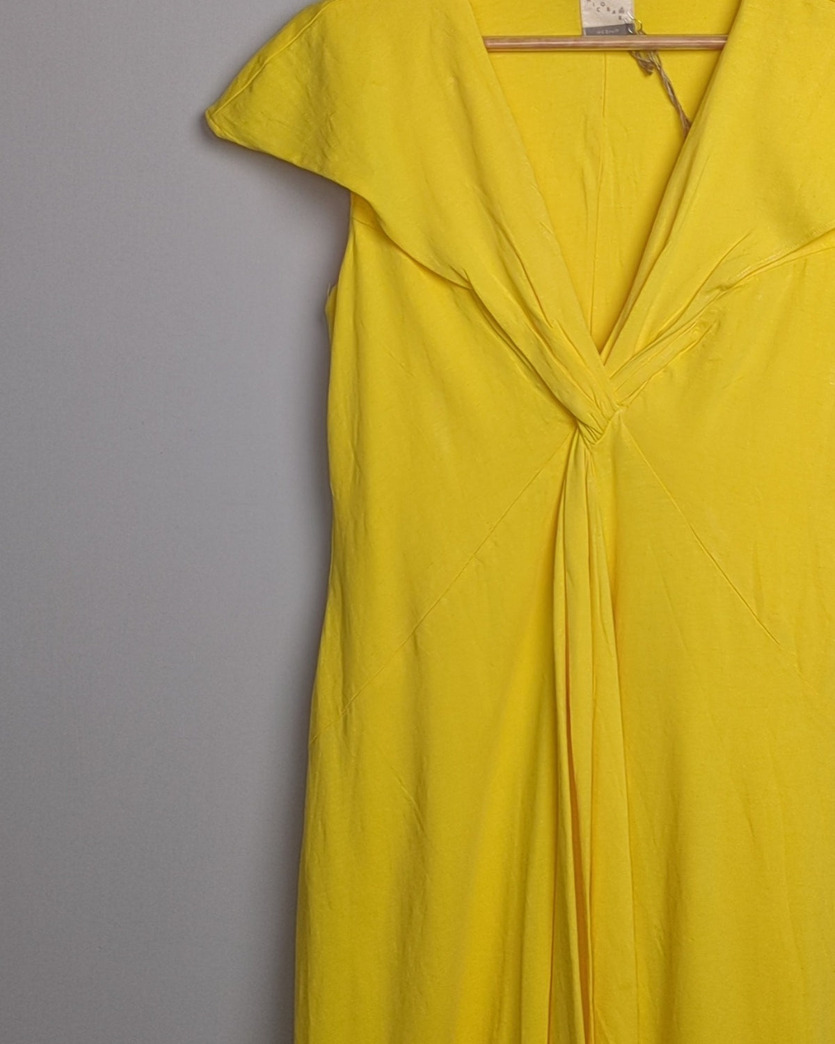Nicobar Yellow Organic Cotton Dress