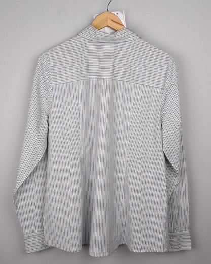 Reitmans Blue Striped Shirt