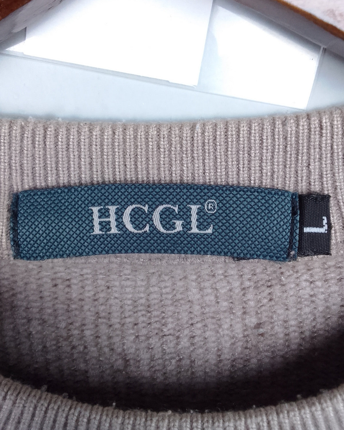 Hcgl Beige Striped Sweater