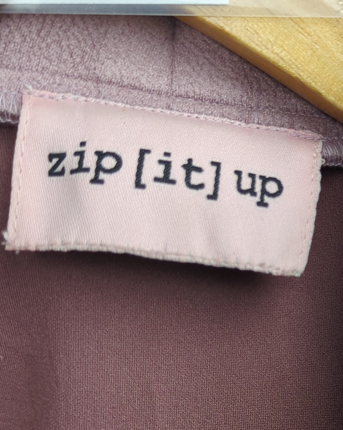 Zip [It] Up Wine Sleeveless Shrug