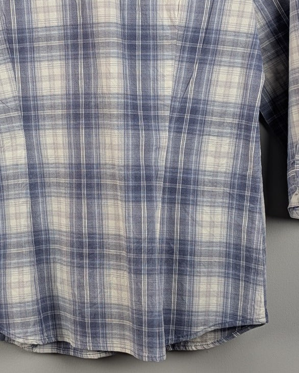 Blue Plaid Shirt