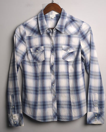 Suzy Blue Plaid Shirt