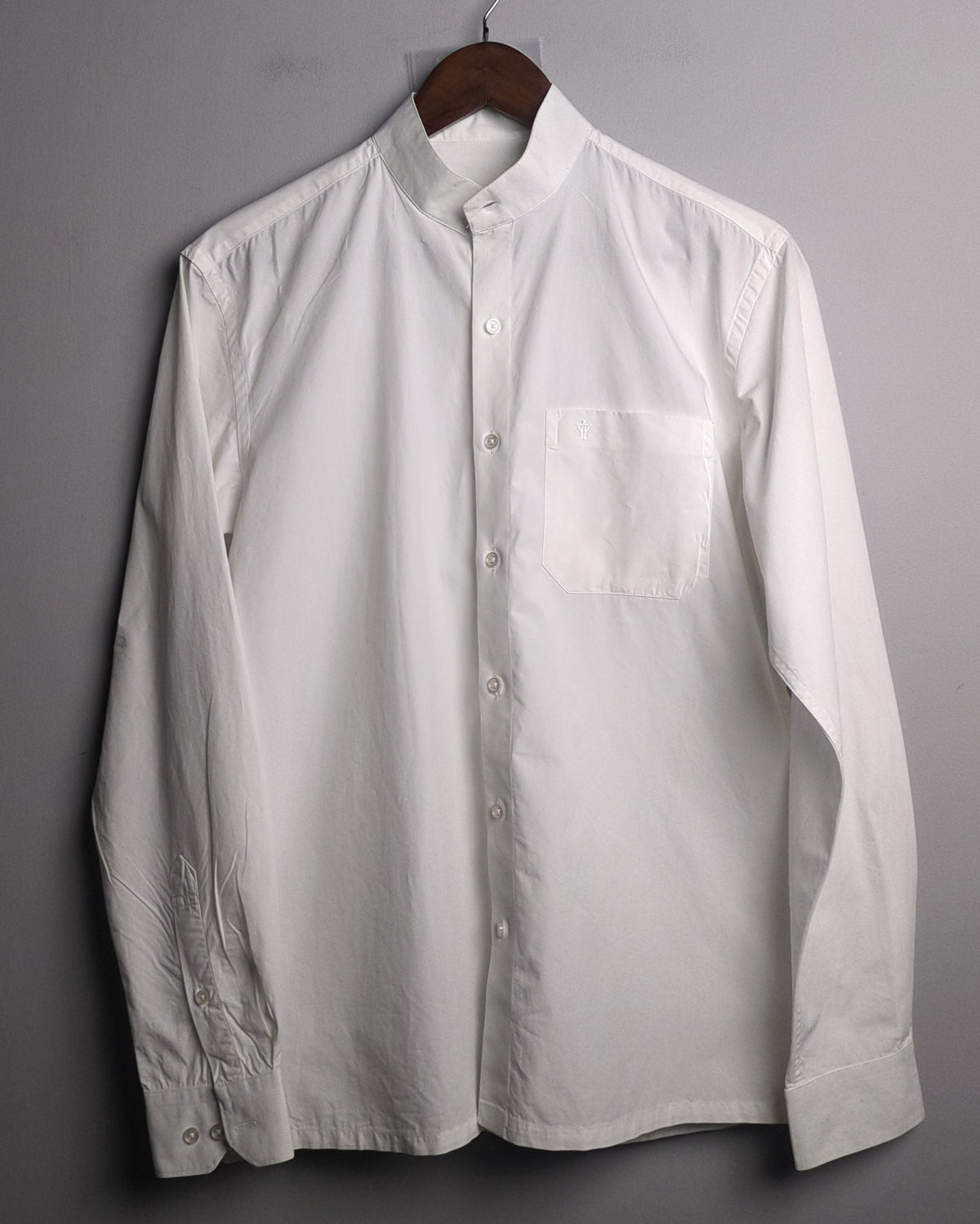 Ramraj White Mandarin Shirt