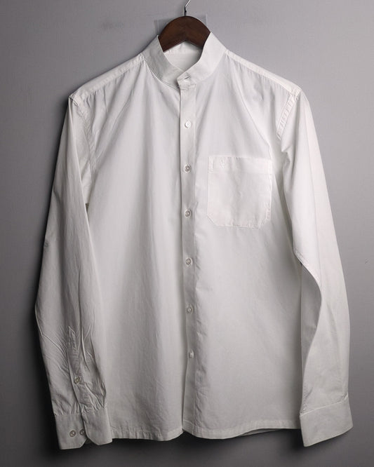 Ramraj White Mandarin Shirt