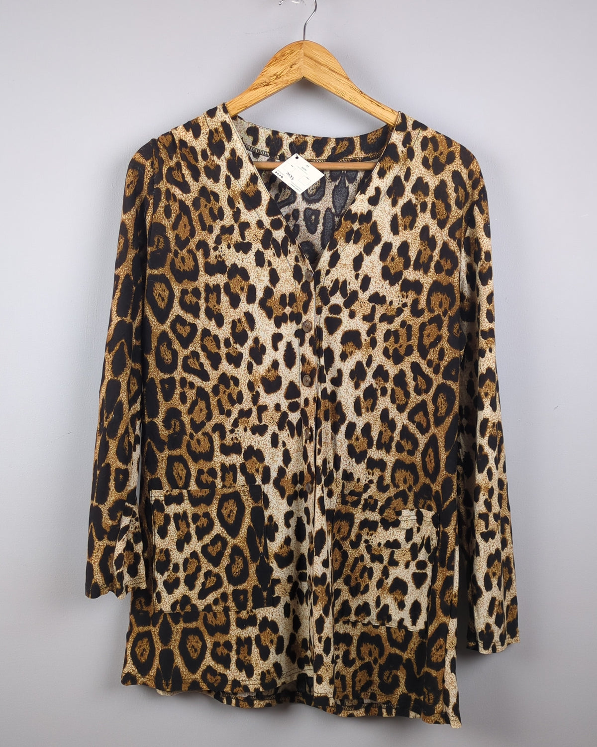 Brown Leopard Cardigan
