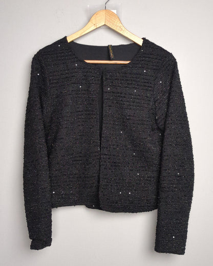 Denim Jeans & Co Black Sequined Jacket