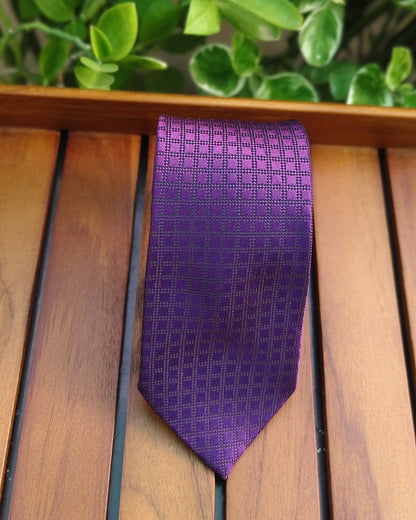 Peter England Purple Formal Necktie