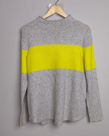 Old Navy Gray Striped Sweater