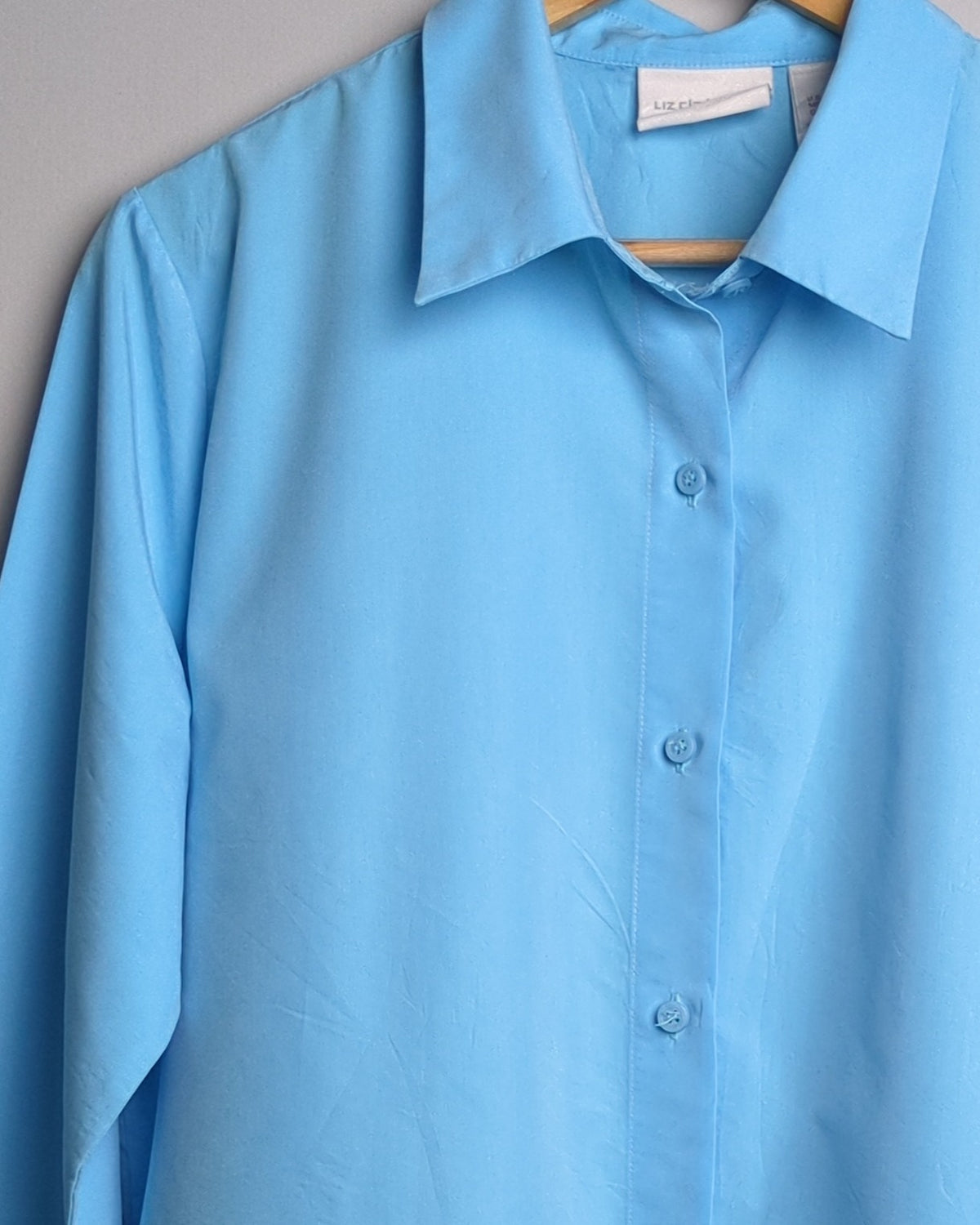 Liz Claiborne Blue Button Shirt