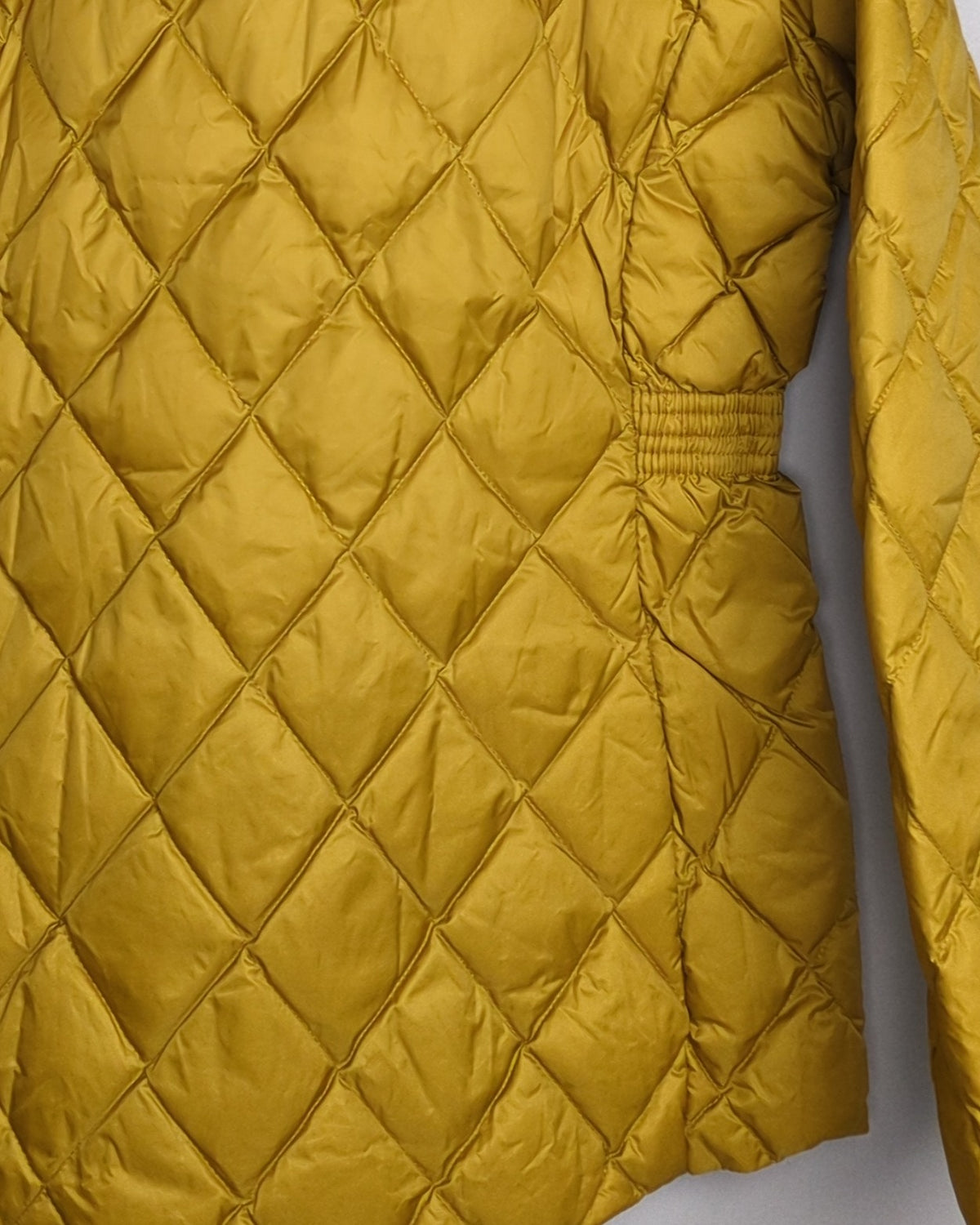 Per Una Marks And Spencer Orange Quilted Jacket