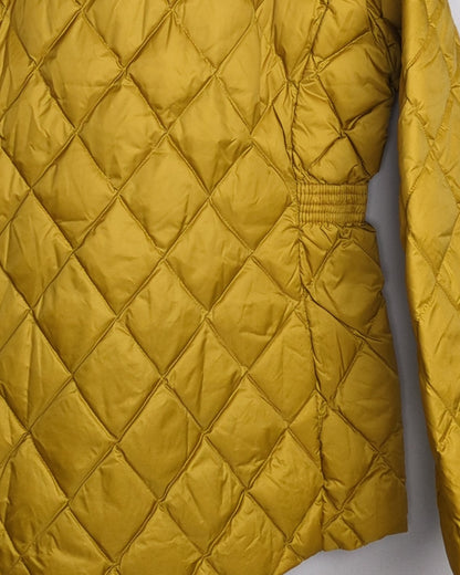 Per Una Marks And Spencer Orange Quilted Jacket